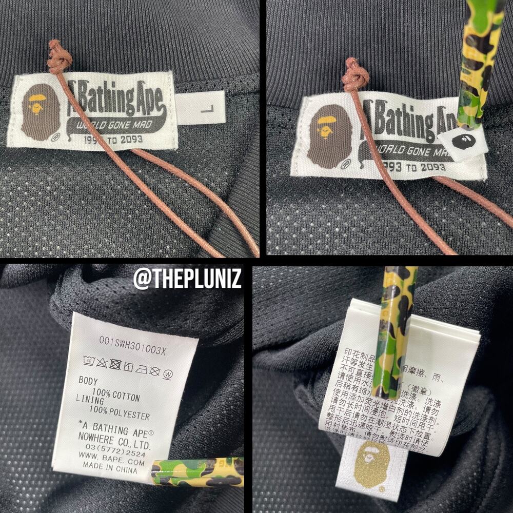 BAPE STA Pattern Bomber Jacket Size L - Picture 10 of 11